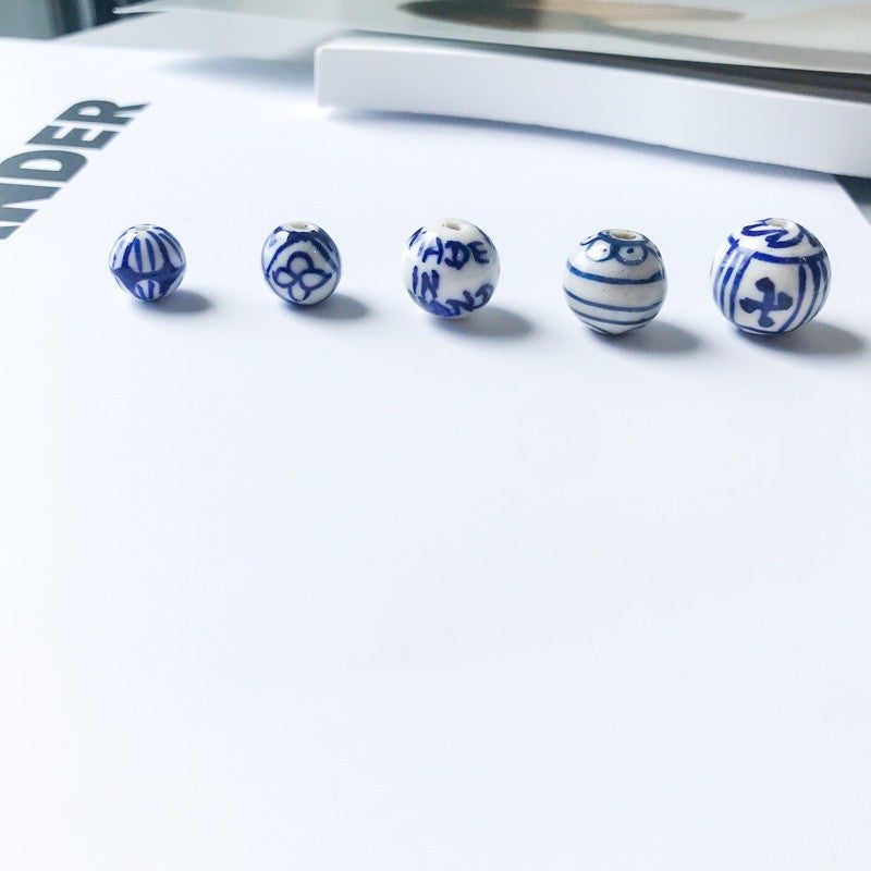 Porcelain beads 1 pc/ DIY jewellery beads