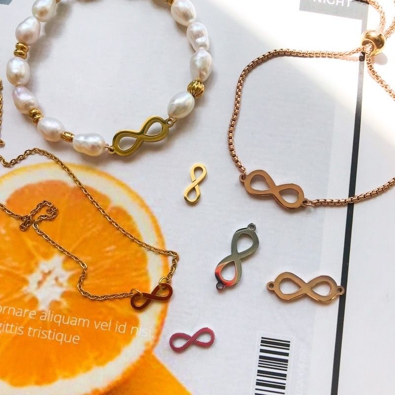 Infinity Charm Pendant 1Pc - Stainless Steel