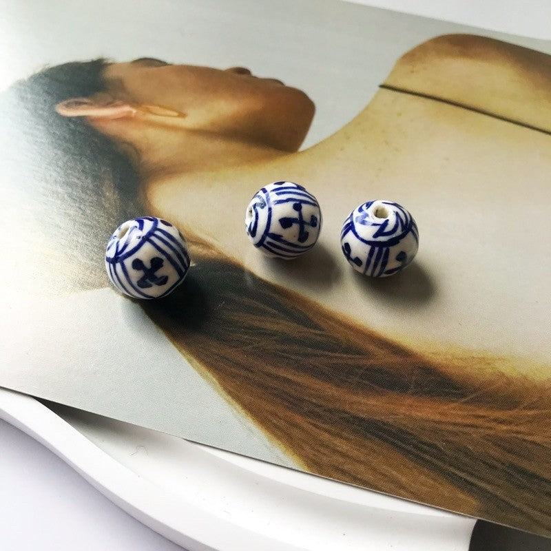 Porcelain beads 1 pc/ DIY jewellery beads