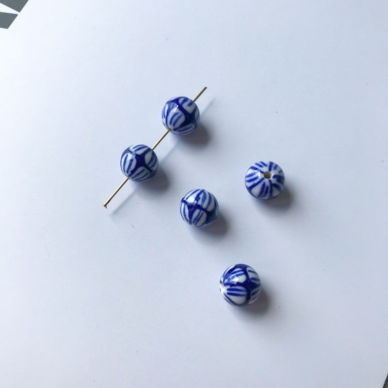Porcelain beads 1 pc/ DIY jewellery beads