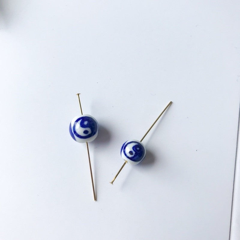 Porcelain beads 1 pc/ DIY jewellery beads