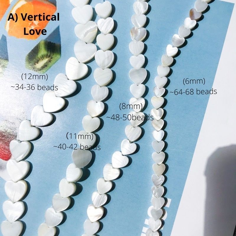 White shell beads 1 strand/ DIY jewellery heart shaped star moon flower accessories for necklace Jewelry bracelet