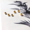 Pumpkin beads spacer 1 pc - Stainless steel