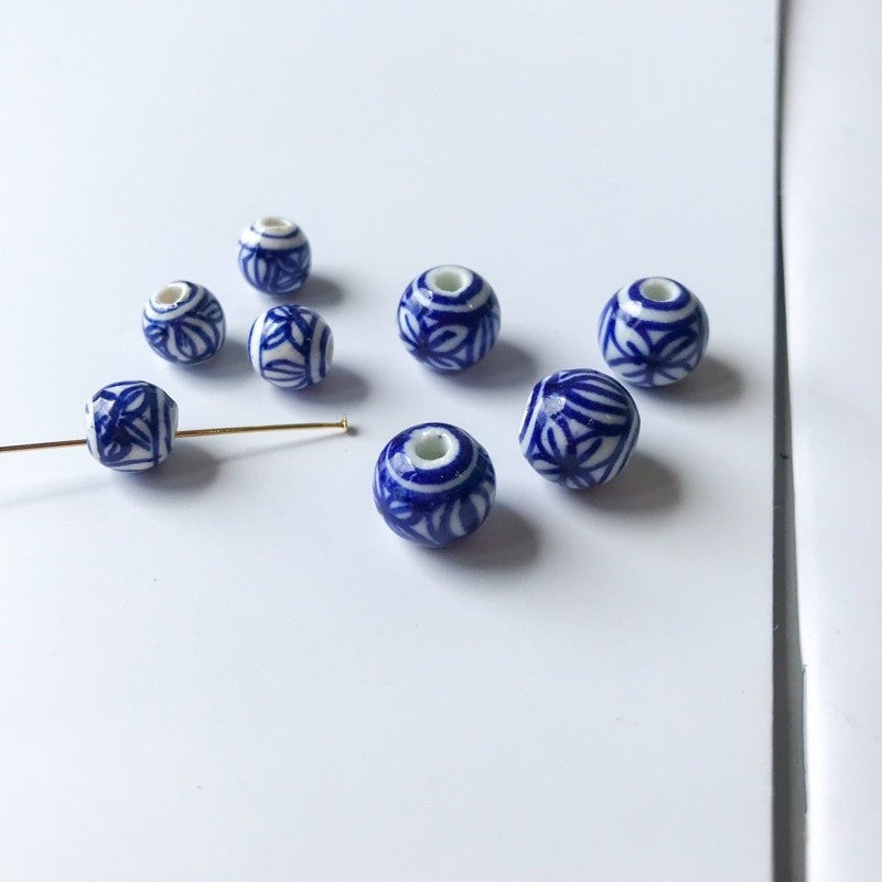 Porcelain beads 1 pc/ DIY jewellery beads