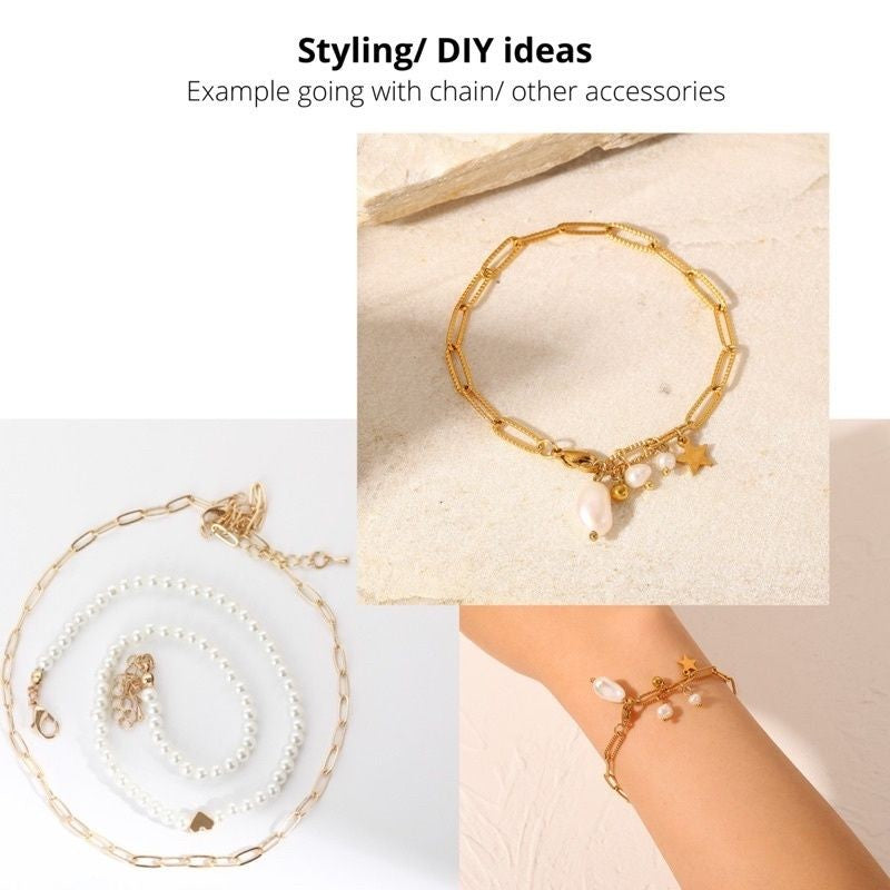 DIY chain: Flat square cable chain - PVD stainless steel