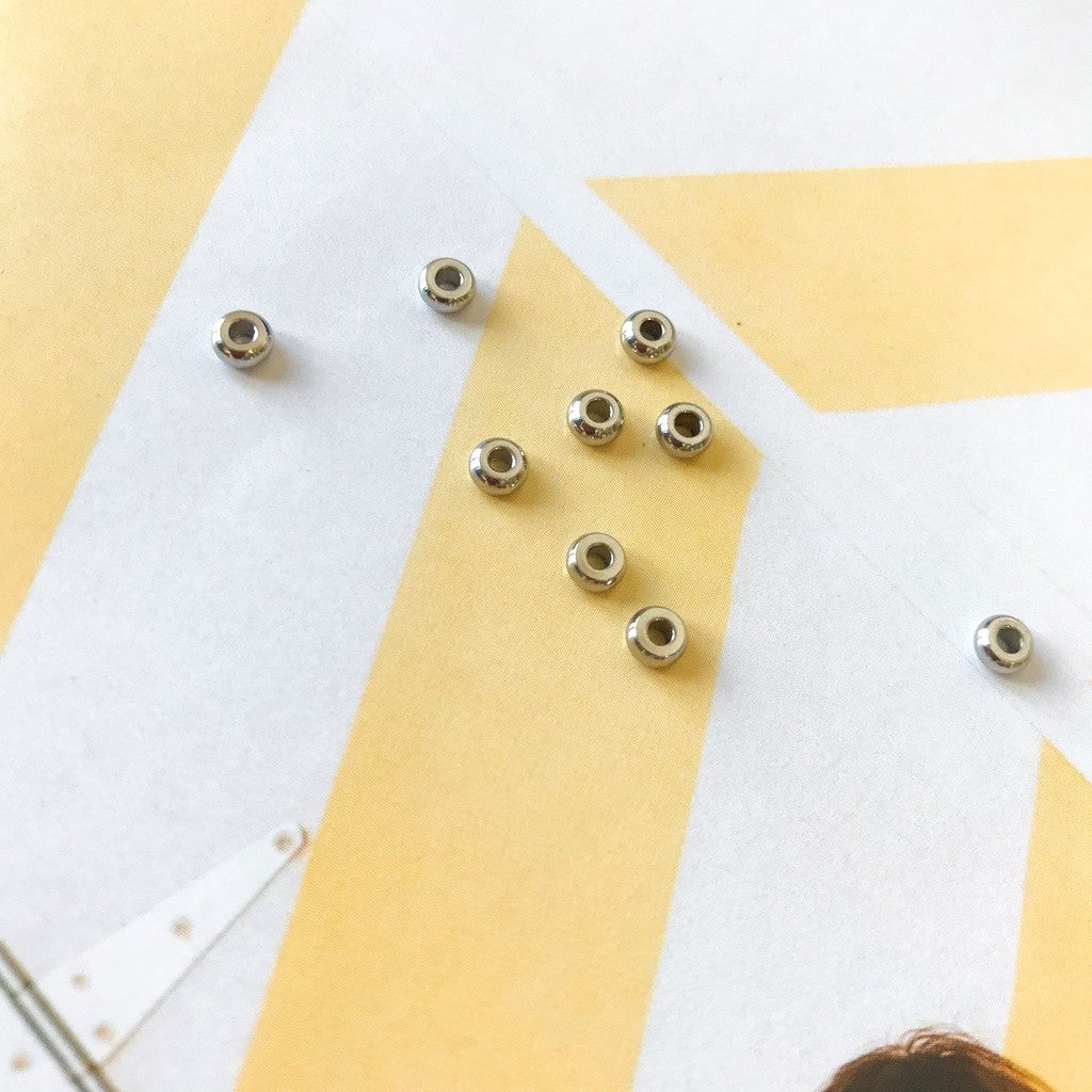 Spacer beads - Stainless Steel