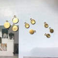 Stainless steel pendant base 1pc