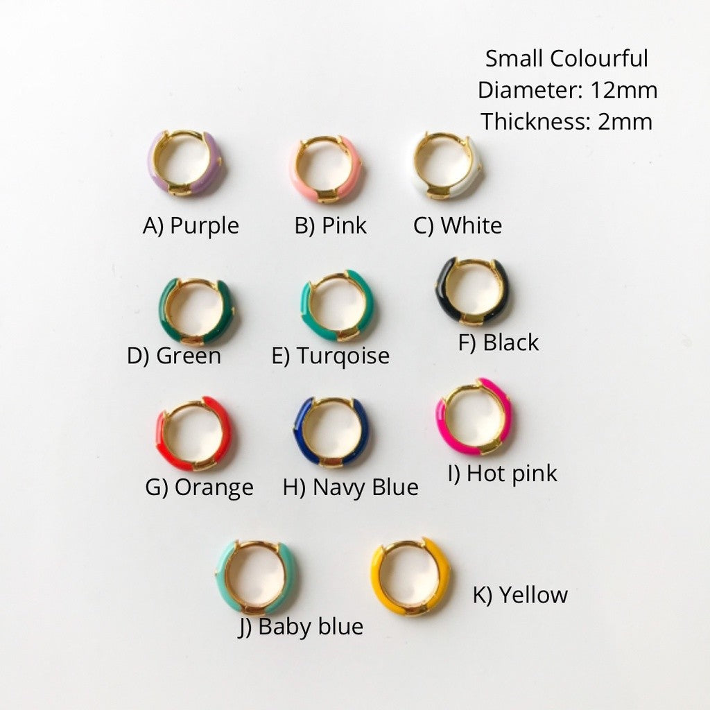 Colourful Huggies [1pc] - Stainless Steel