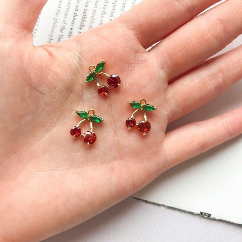 Cute Fruit Pendant 1pc - 14K Rolled Gold