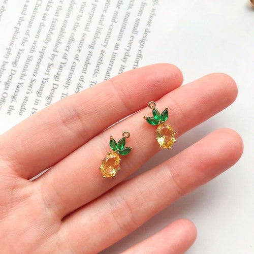Cute Fruit Pendant 1pc - 14K Rolled Gold