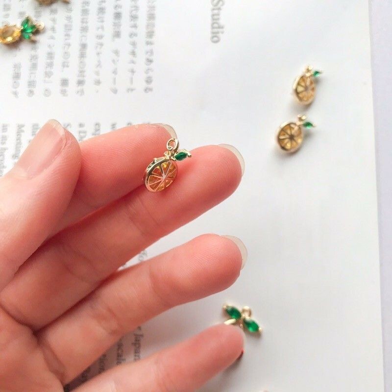 Cute Fruit Pendant 1pc - 14K Rolled Gold