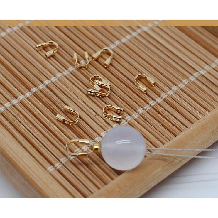 U wire guard 2 pcs -14k Gold filled/ stainless steel gold