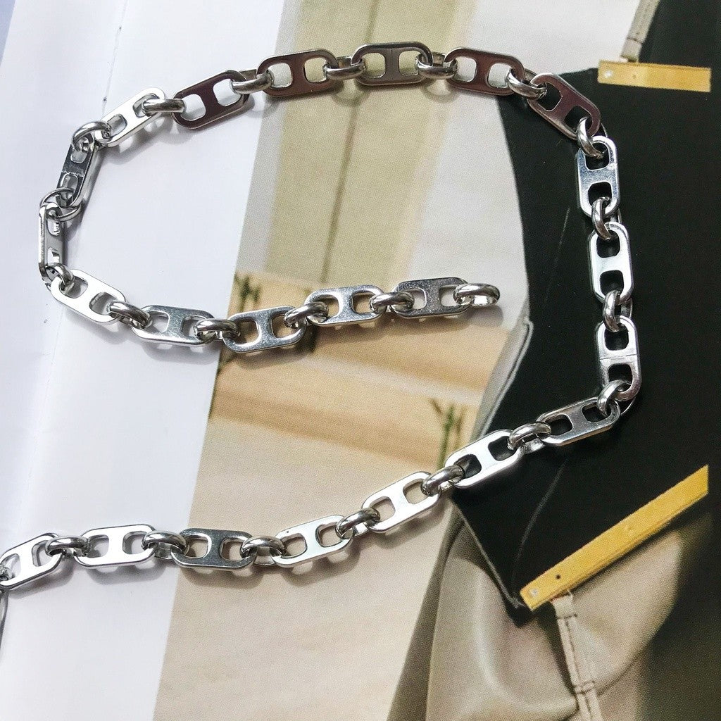 DIY Chain: Double hole Mariner coffee been chain - PVD stainless steel