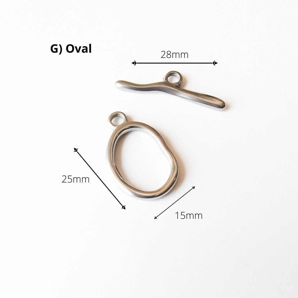 OT Toggle ending 1 pc - Stainless Steel (PVD Coating)