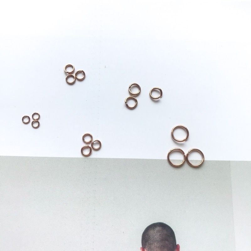 Copy - Jumpring S.S/RG, 15Ppcs -  Stainless Steel/ Rosegold/ Gold (PVD Coating)