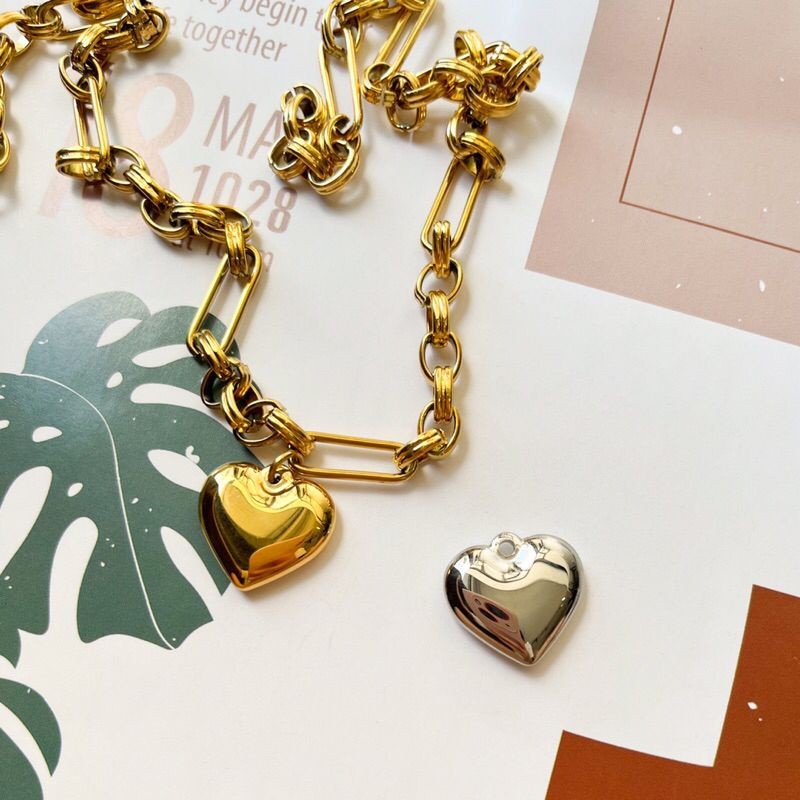 Stainless Steel Love Pendant Series/ heart shaped locket