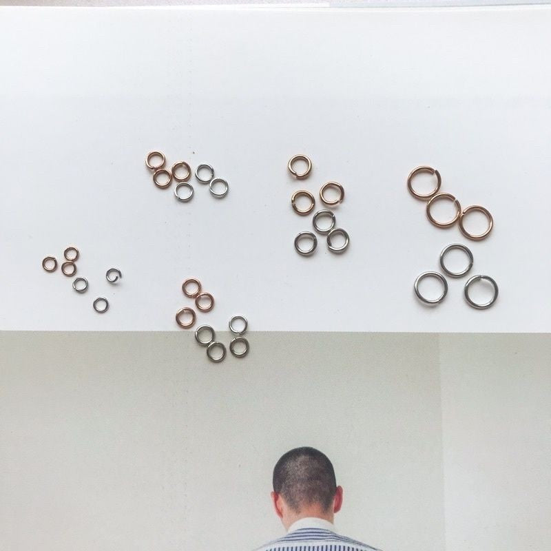 Copy - Jumpring S.S/RG, 15Ppcs -  Stainless Steel/ Rosegold/ Gold (PVD Coating)