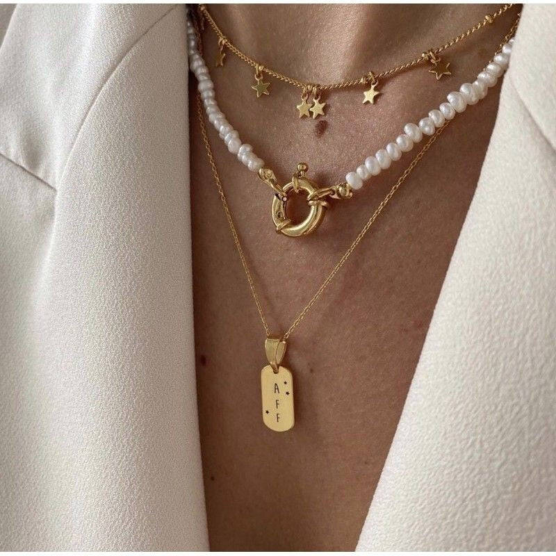 Sailor Spring Clasp 1 piece endings - 18k gold stainless steel