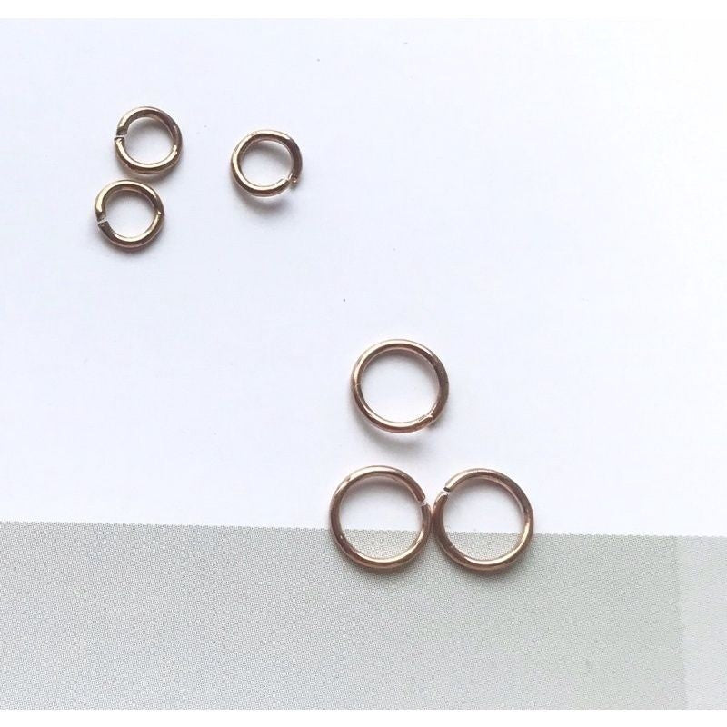 Copy - Jumpring S.S/RG, 15Ppcs -  Stainless Steel/ Rosegold/ Gold (PVD Coating)