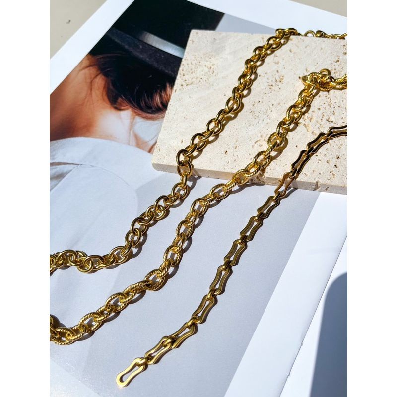 [ DIY Chain] Thick Oval chain Stainless steel 50cm