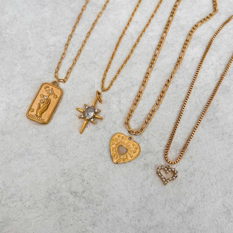 Stainless steel pendant/ star key love diamond boots evil eye hand butterfly tree pearl sun elephant pendant