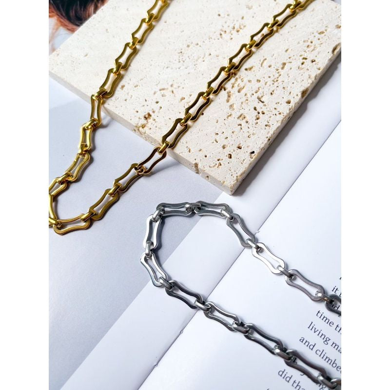 [ DIY Chain] Thick Oval chain Stainless steel 50cm