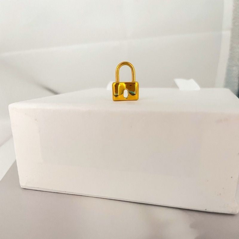 Lock and key pendant - Stainless steel