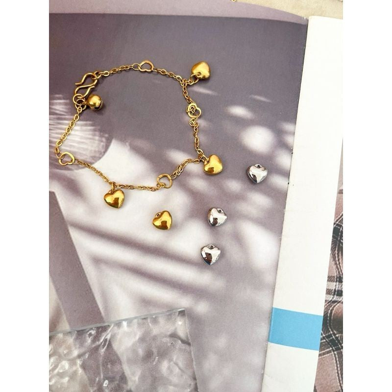 Stainless steel Solid love pendant