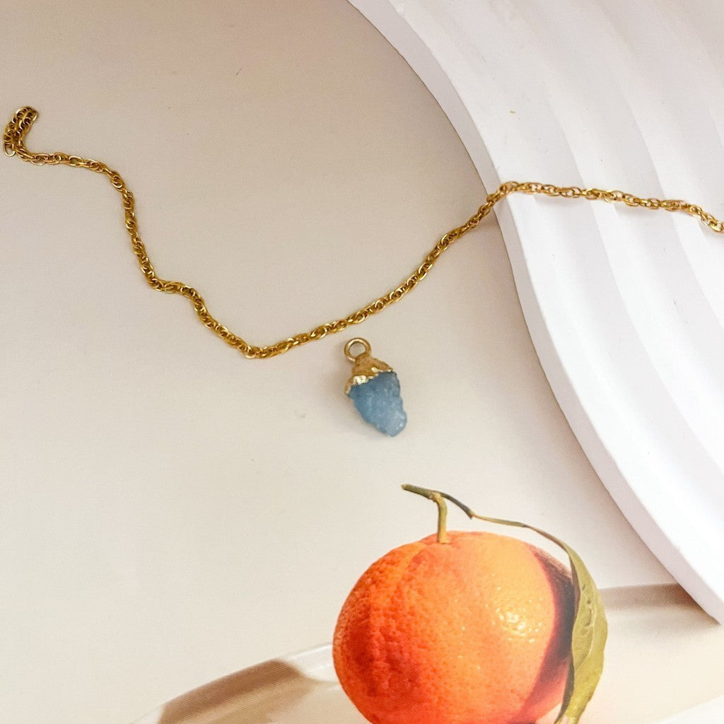 [Ready Necklace] GOLD colour Stainless steel tarnish free necklace 1pc