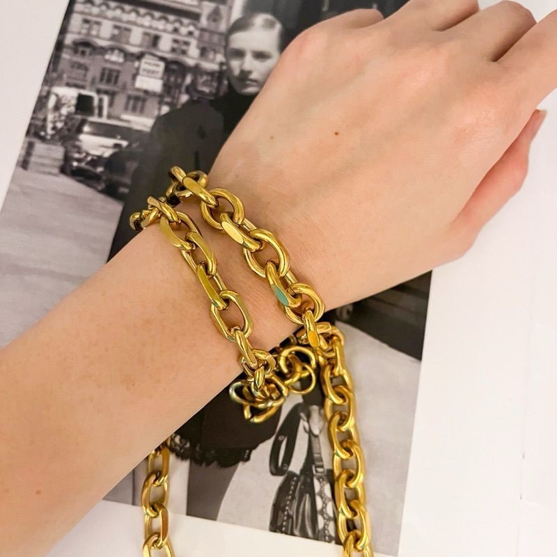 [DIY Chain] Stainless steel Bulky XL thick link chain for DIY 50cm