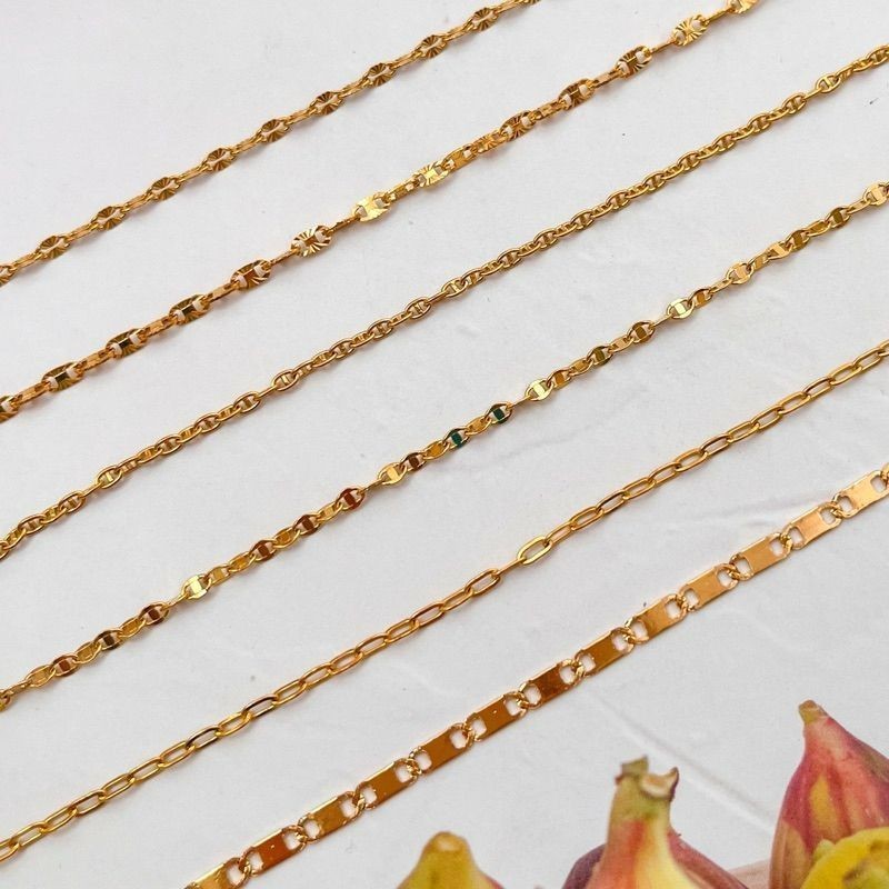 [DIY Chain] Mariner stainless steel curb chain 1 meter for diy jewellery