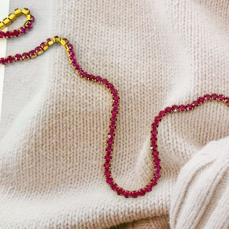 [DIY CHAIN] Stainless steel tennis chain for diy 50cm