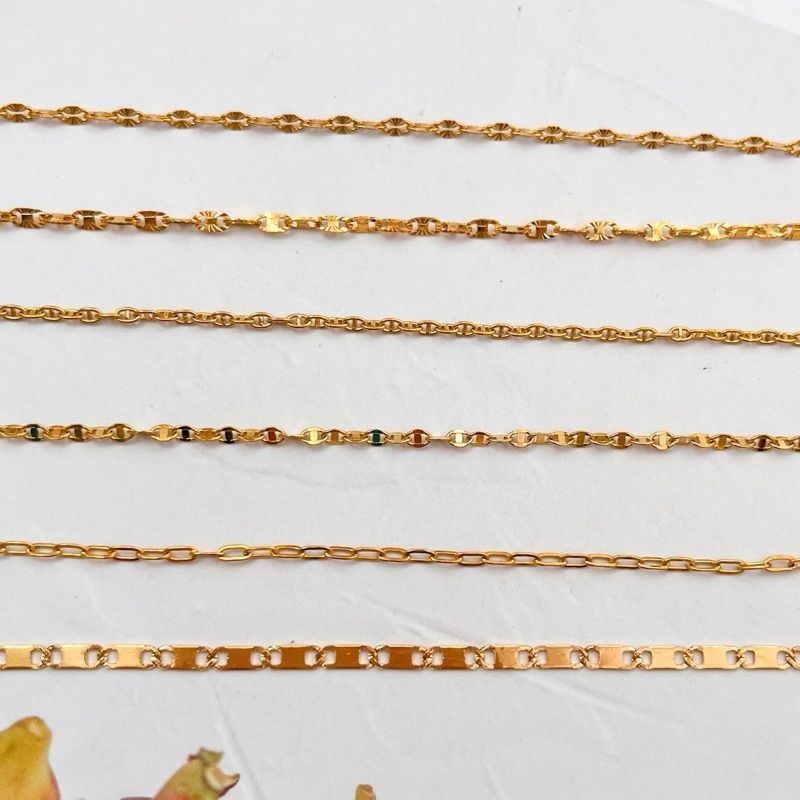 [DIY Chain] Mariner stainless steel curb chain 1 meter for diy jewellery