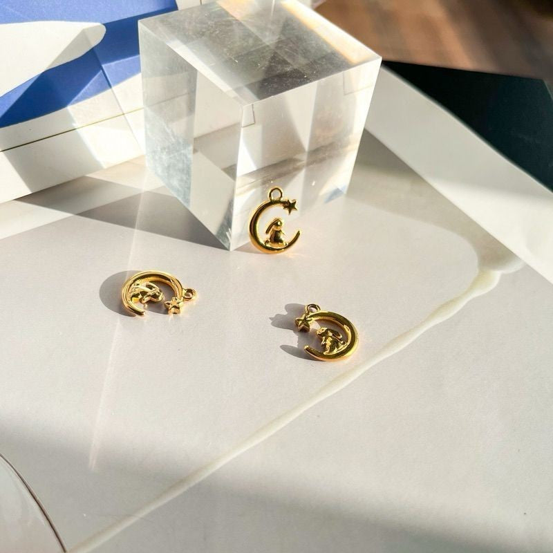 Stainless steel charm 1 pc - chilli/ love/ lock/ key/ cross/ evil eye