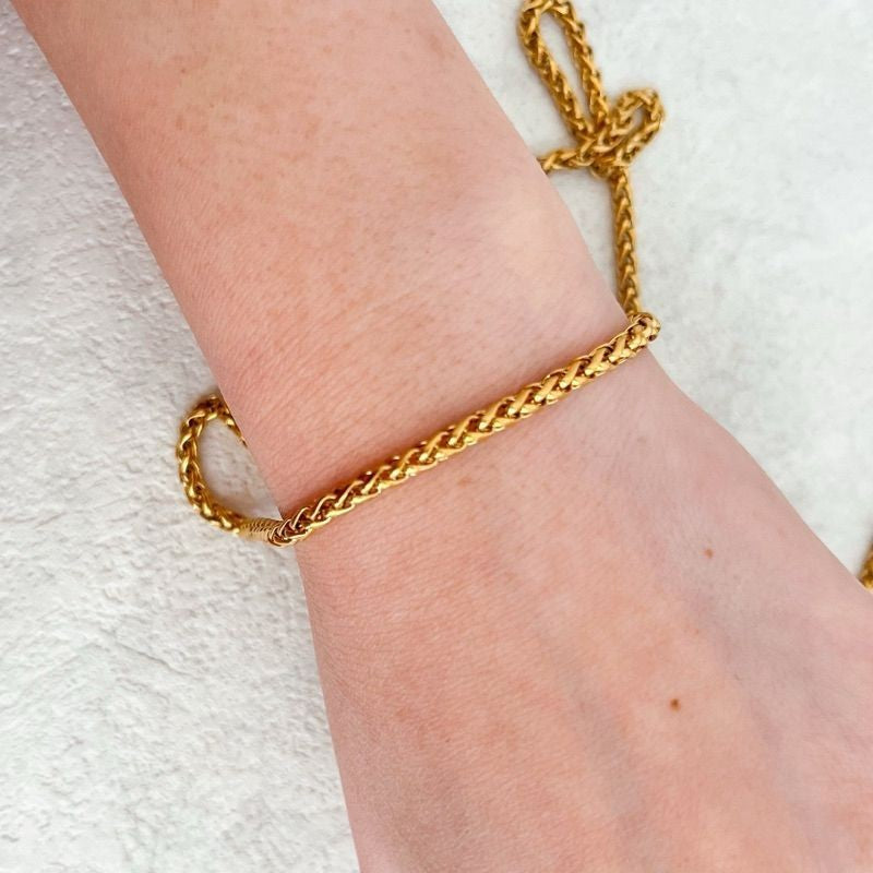 Stainless steel Rope braided chain for DIY jewellery/ necklace chain bracelet diy rantai