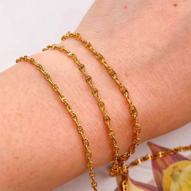 [DIY Chain] Mariner stainless steel curb chain 1 meter for diy jewellery