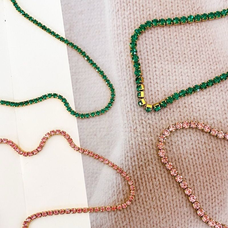 [DIY CHAIN] Stainless steel tennis chain for diy 50cm