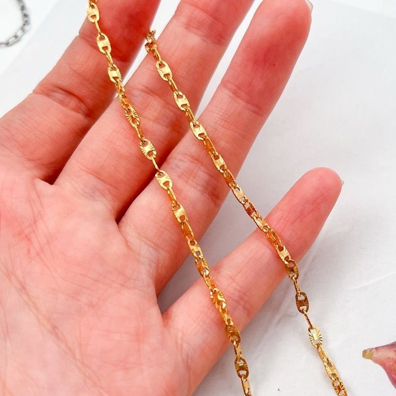 [DIY Chain] Mariner stainless steel curb chain 1 meter for diy jewellery