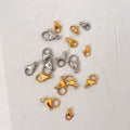 Stainless steel lobster clasp ending Gold Stainless steel rosegold