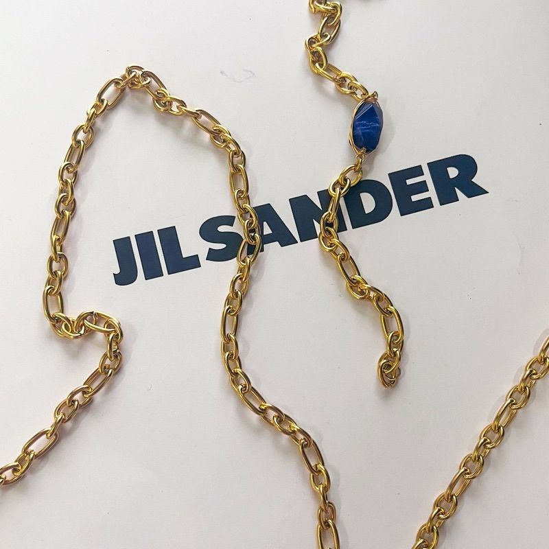 [DIY Chain] Stainless steel thick Elongated 3 oval chain for diy/ gold chain