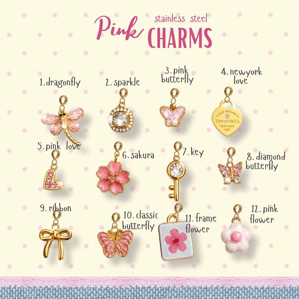 Stainless steel pndora charms with hoop 30 designs/ stopper love pendants butterfly pretzel ribbon