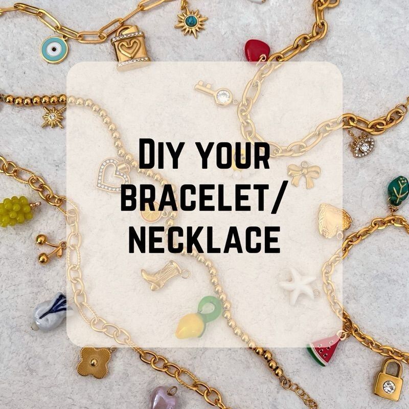 DIY YOUR BRACELET/ NECKLACE here - Anna jewellery handicraft customisation