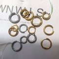 Stainless steel 3mm/ 4mm huggies 1pc/ stainless steel earrings for diy jewellery earring accessories