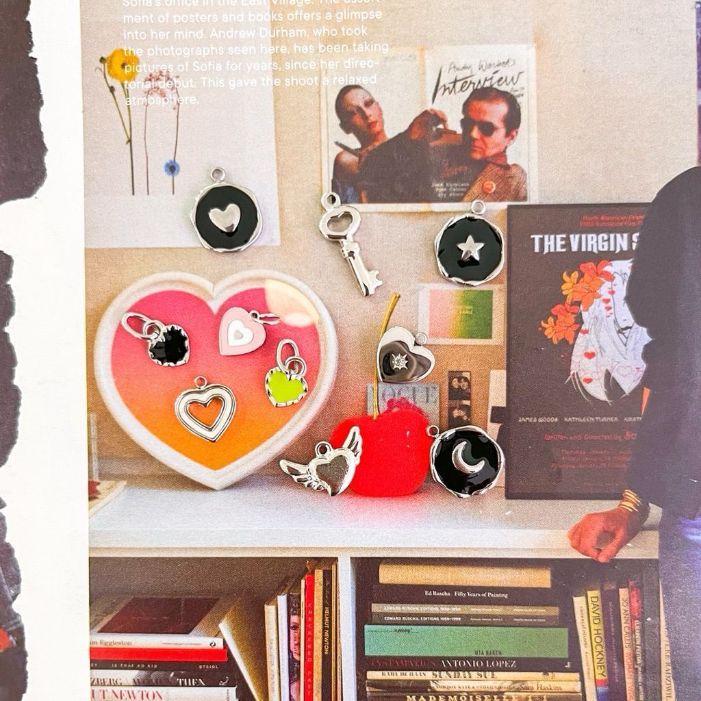 Stainless steel charms moon/plane/key/star/butterfly/flower/rose/hummingbird/clover/heart/love pendants diy jewelry 1pc