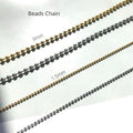 DIY Chain: Stainless steel Beads Chain